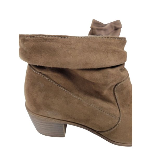 American Eagle Ankle Slouch boot  Shoe size 7 Tan brown  Solid Man made materia… - Picture 4 of 7